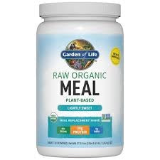 Raw Organic Meal, Shake & Meal Replacement, Natural - 1038g