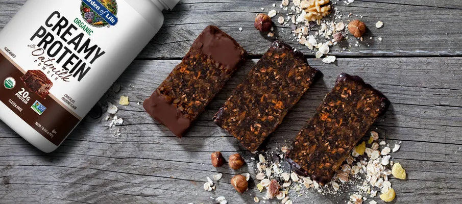 Creamy Chocolate Oat Bars by Gwen Eager - Garden of Life