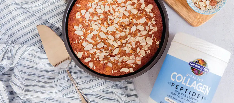 Honey Lemon Almond Cake by Sharon Lehman, RD