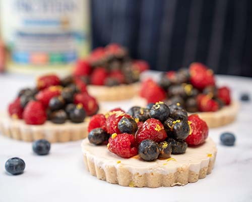 Mini Berry Vegan Pies by Gwen Eager