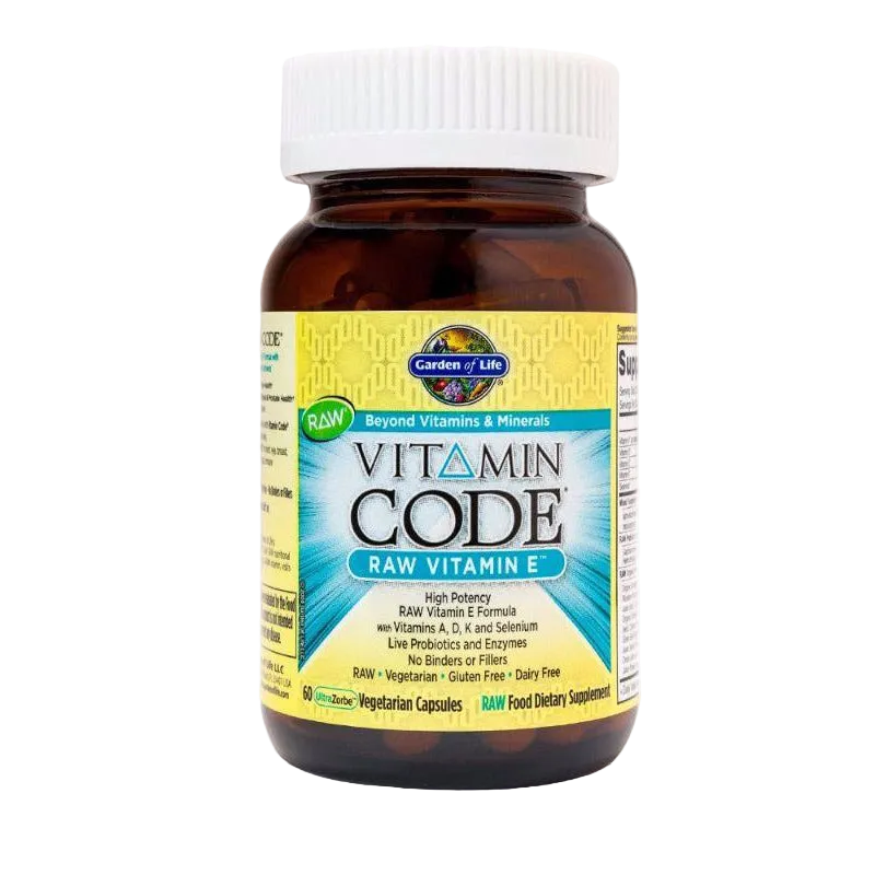 Vitamin Code: Raw Vitamin E - 60 UltraZorbe Capsules