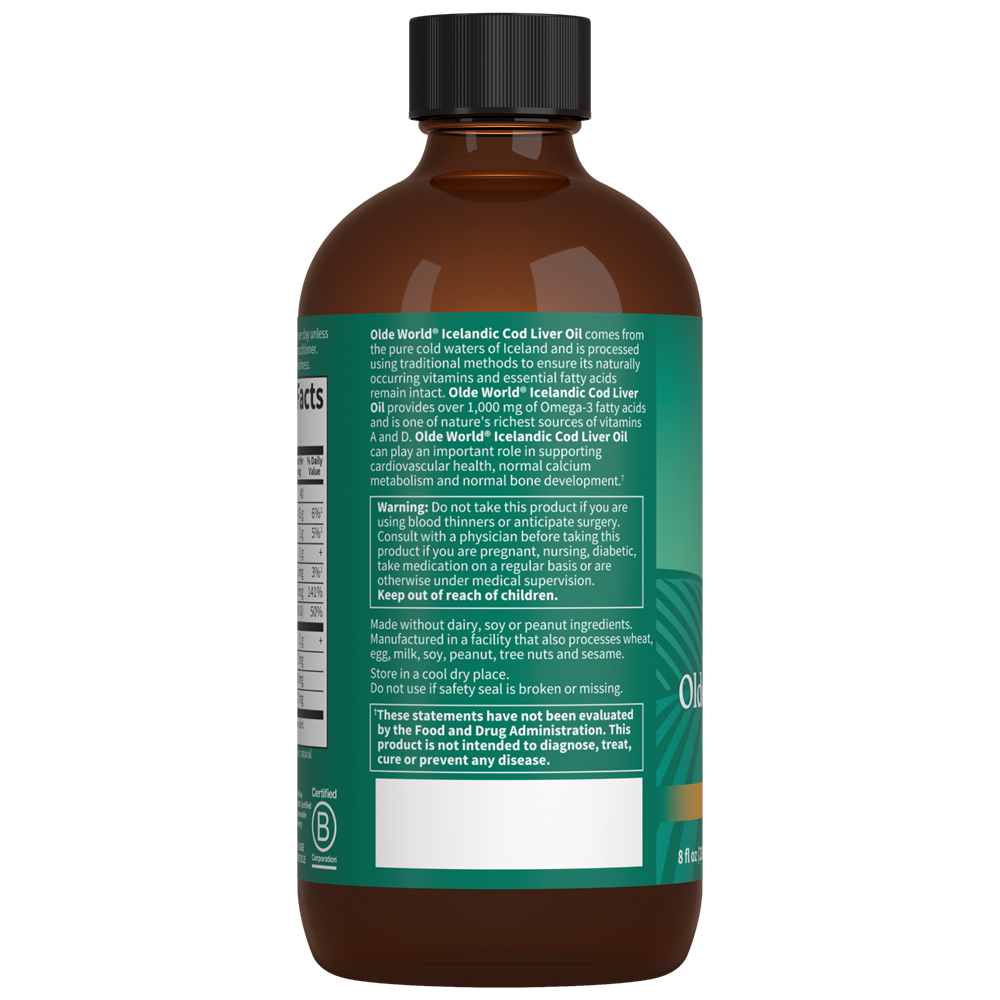 Icelandic Cod Liver Oil 236ml