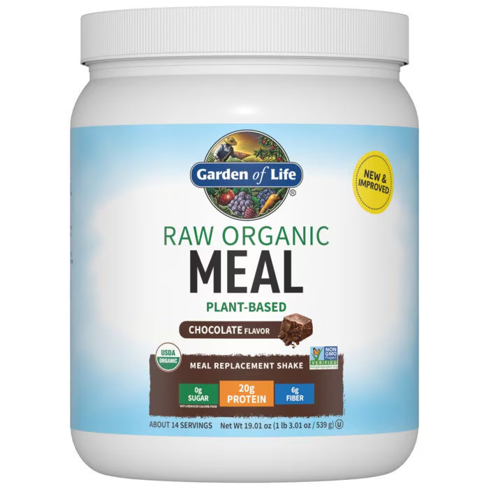 Raw Organic Meal, Shake & Meal Replacement: Chocolate - 1017g