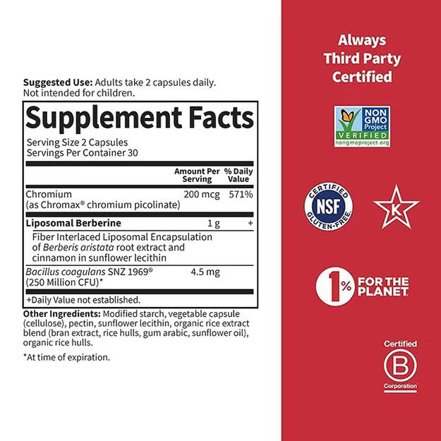 Herbals Liposomal Berberine