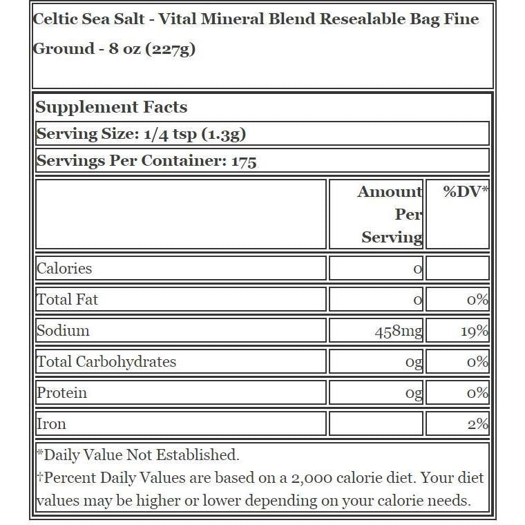 Celtic Sea Salt: Fineground - 227g