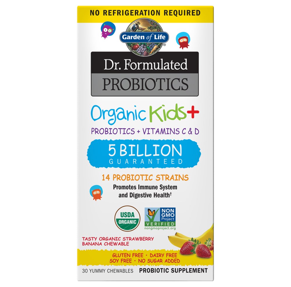 Dr Formulated Organic Kids Plus Probiotic, 5 Billion