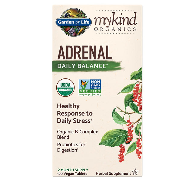 Organics Adrenal Daily Balance - 120 Vegan Tablets