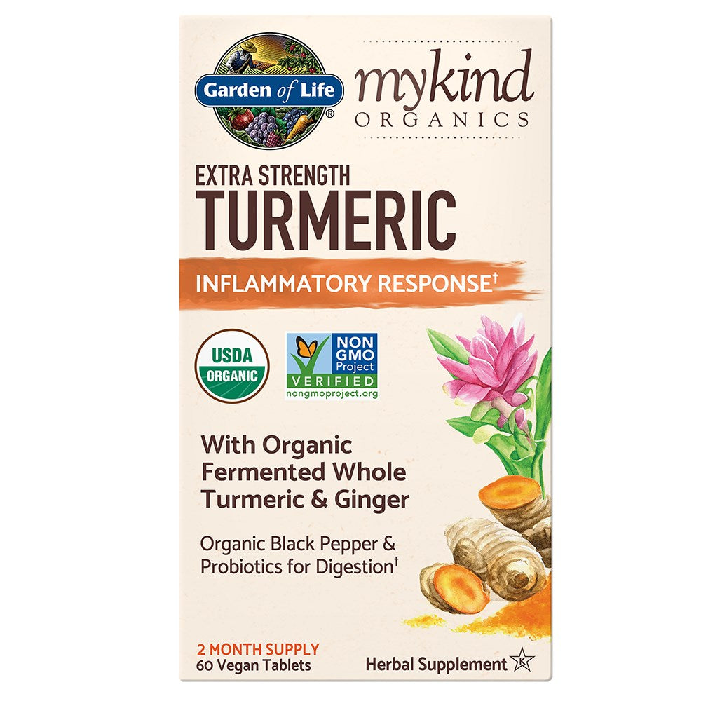 mykind Organics Extra Strength Turmeric 60 Tablets