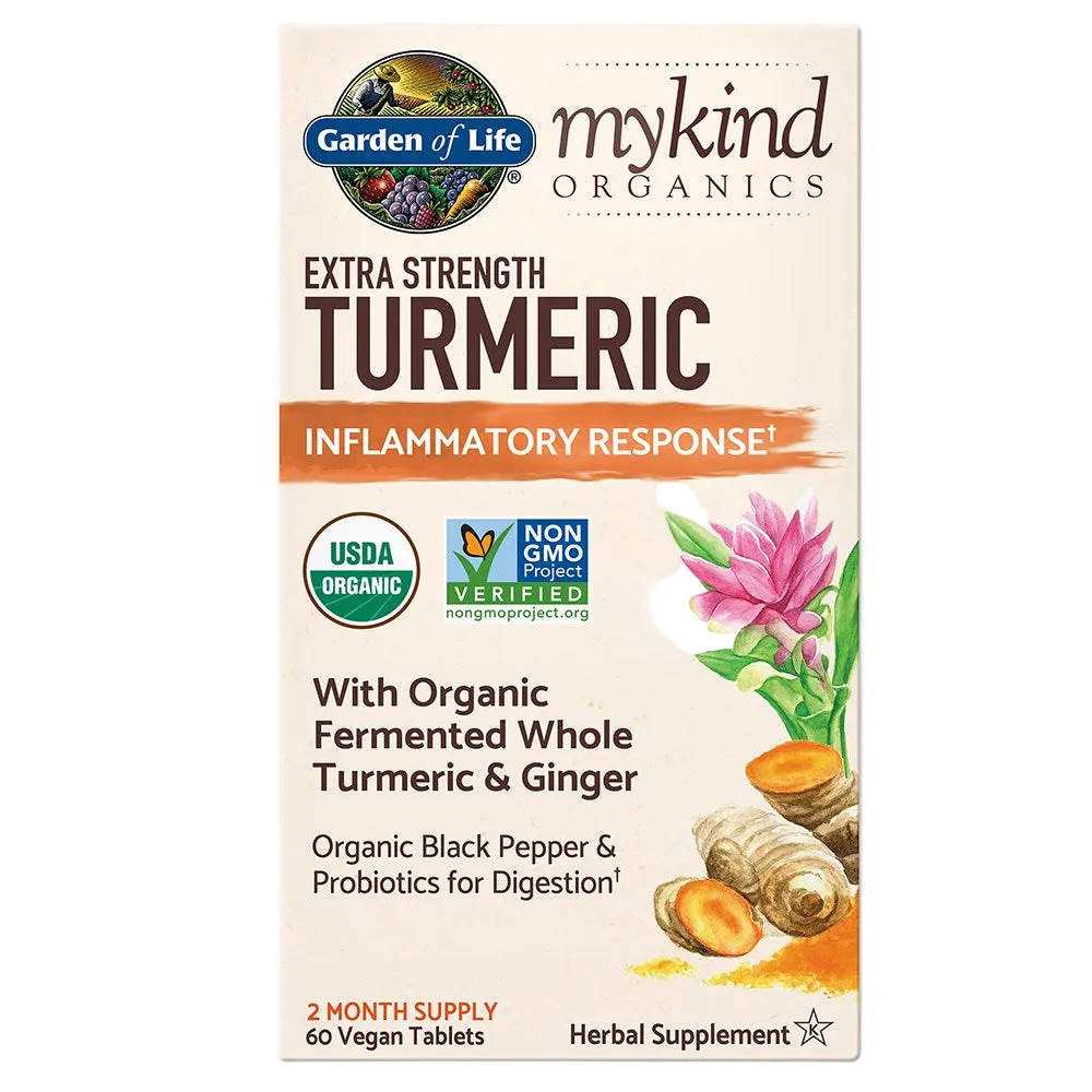 Organics: Extra Strength Turmeric - 60 Tablets