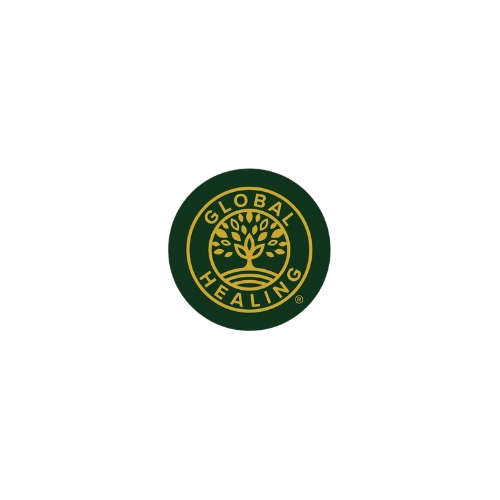 Global Healing brand logo, stocked at Forge Store in New Zealand.