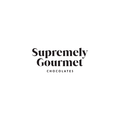 Supremely Gourmet Chocolates brand logo, stocked at Forge Store in New Zealand.
