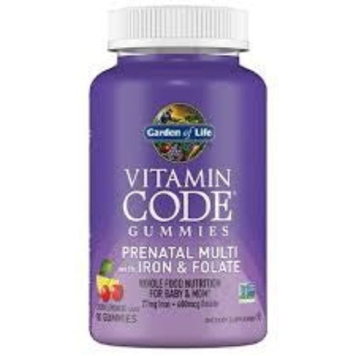 Vitamin Code - Prenatal with Iron & Folic Acid Gummies  ( Cherry Lemonade )