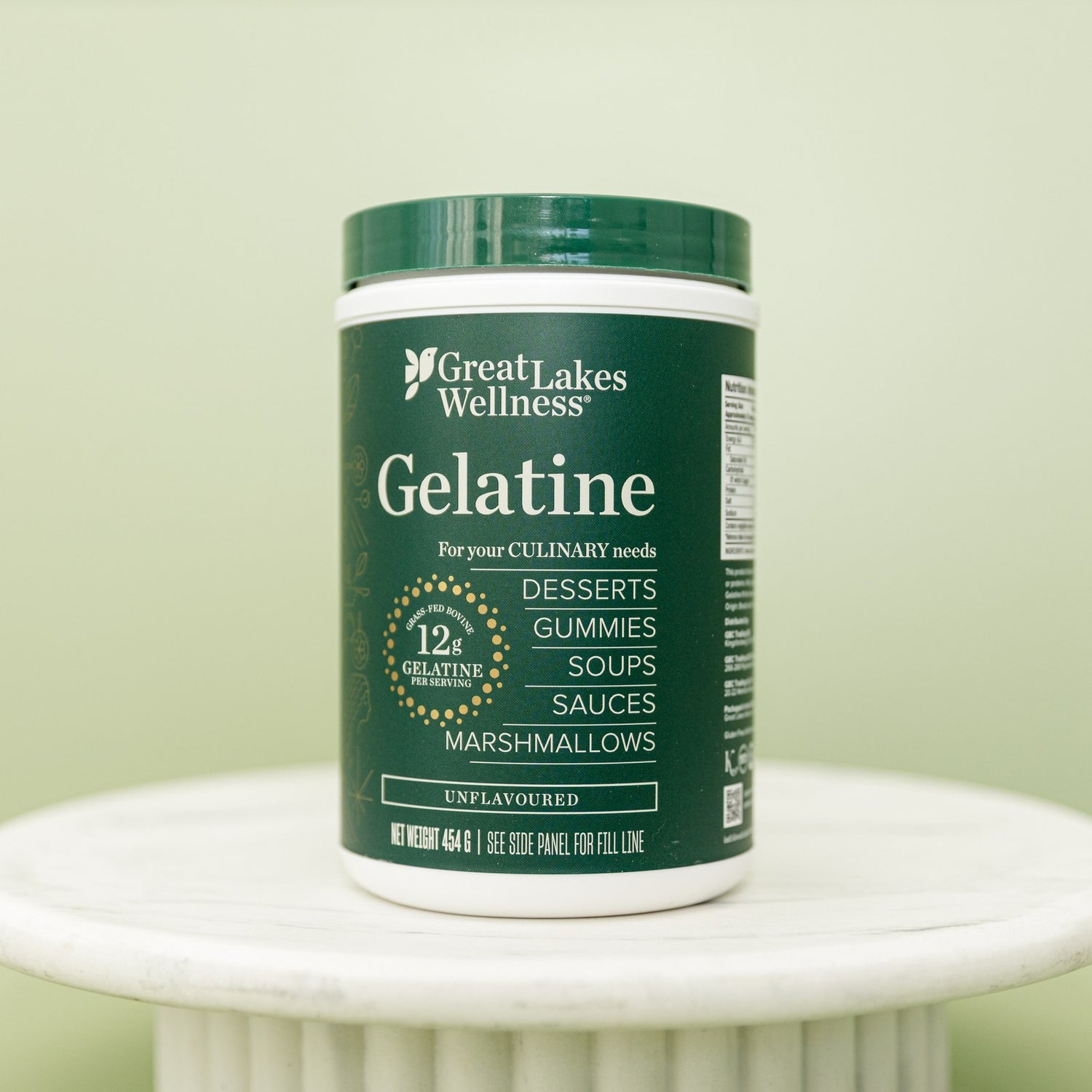 Beef Hide Bovine Gelatin 454g