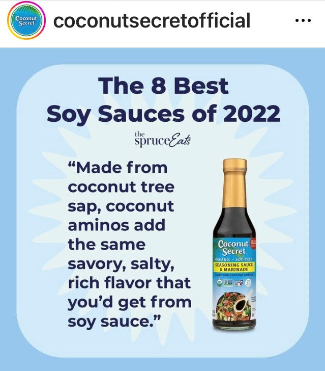 Coconut Aminos, Soy-Free Seasoning Sauce - 237ml