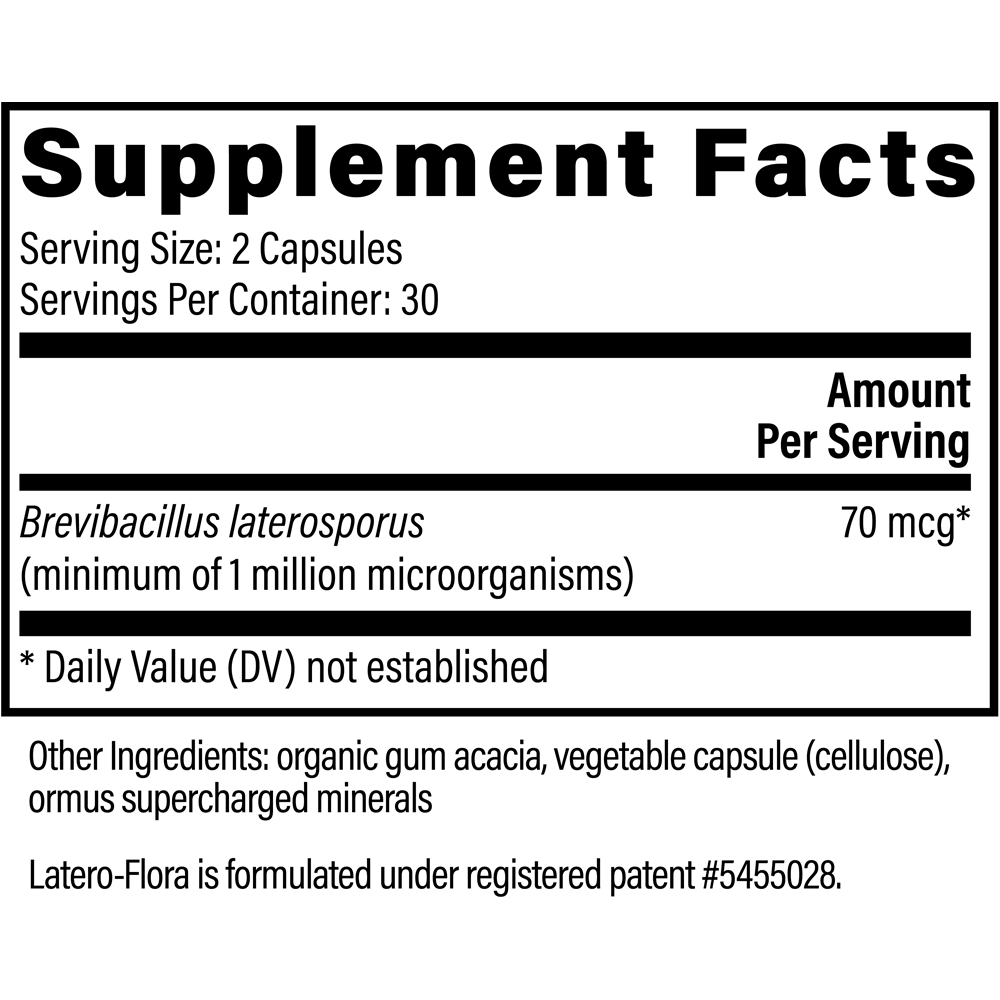 Latero Flora BOD Probiotics - 60 Capsules