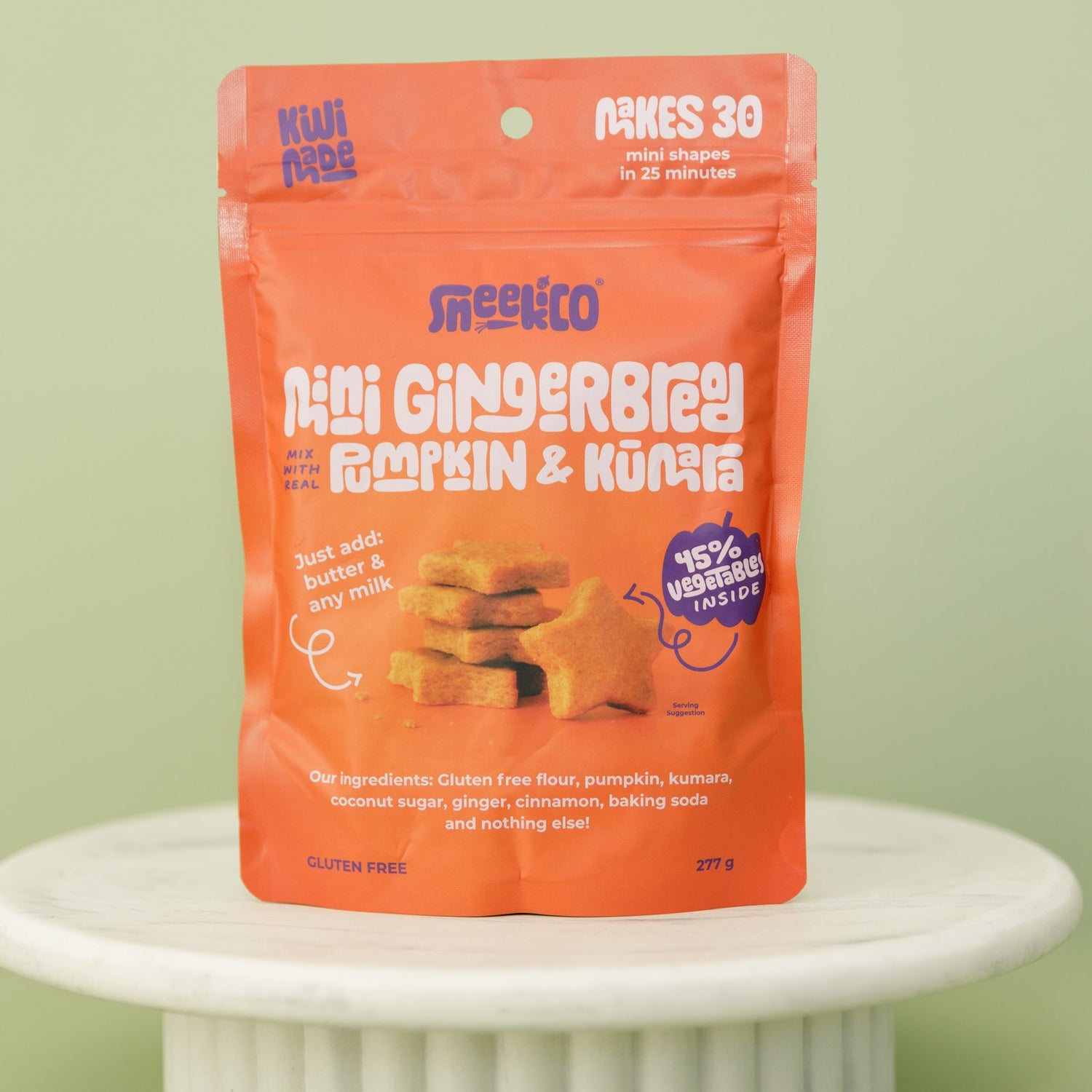 Gingerbread with Pumpkin & Kumara GF