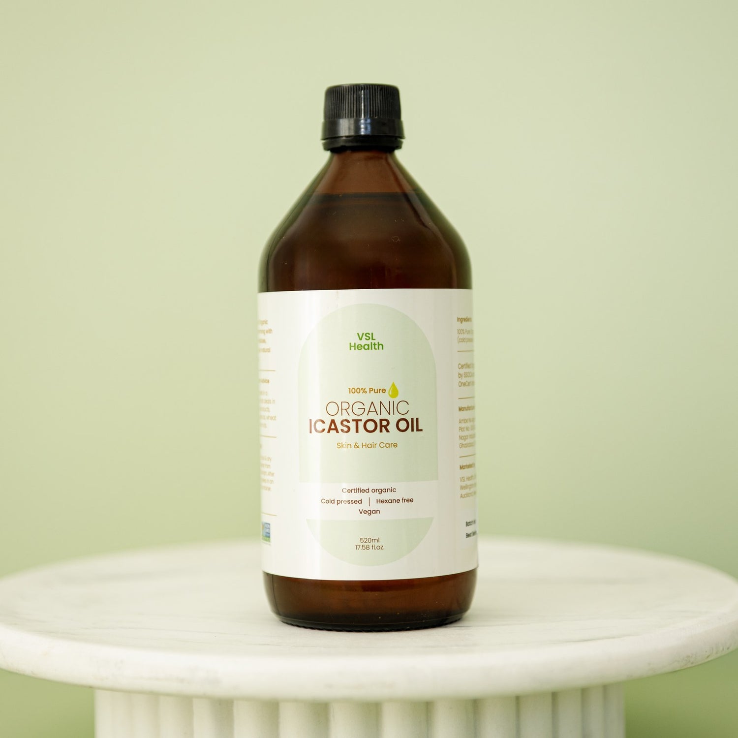 Organic Castor Oil - 520ml