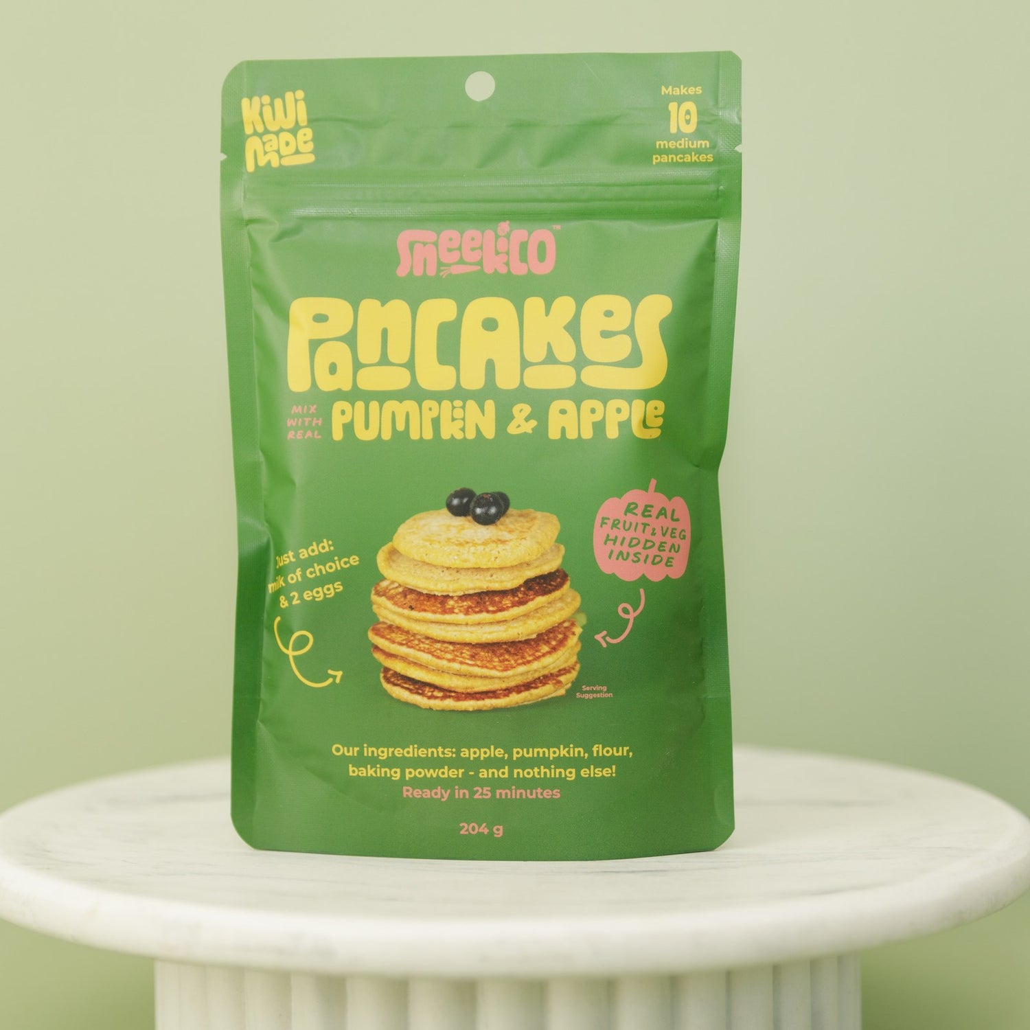 Pancakes with Pumpkin & Apple