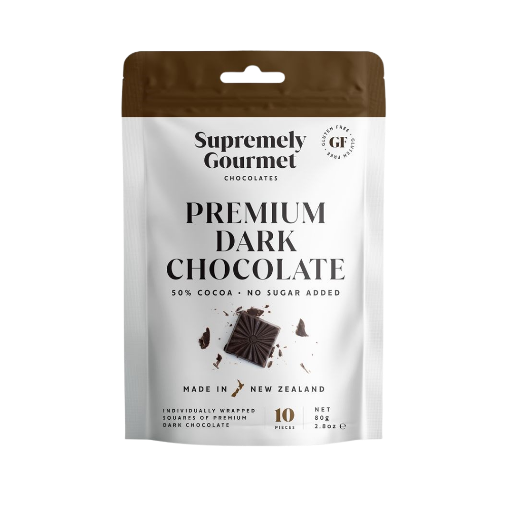 Premium Dark Chocolate Squares - 10 Pc