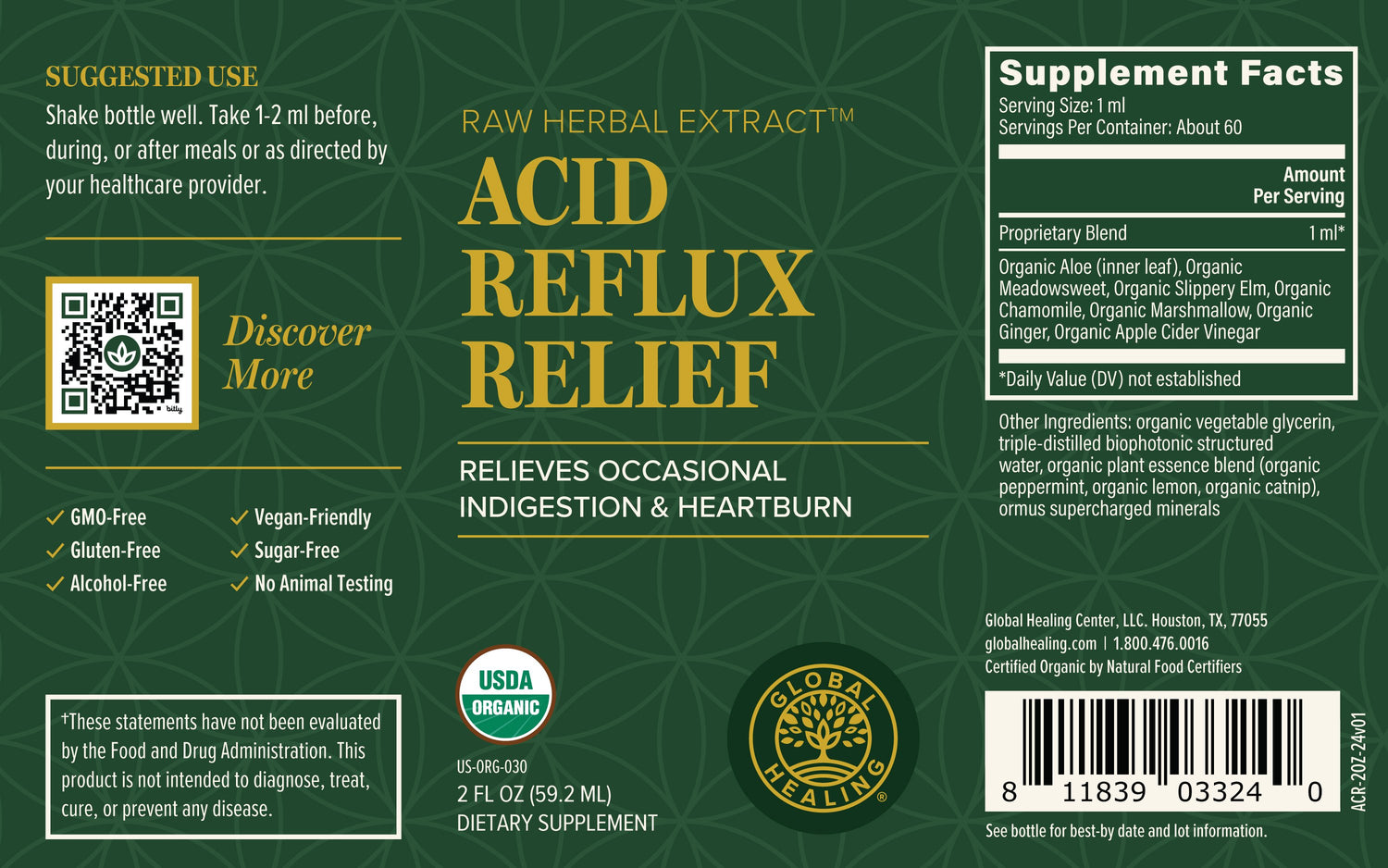 Acid Reflux Relief - 59.2ml