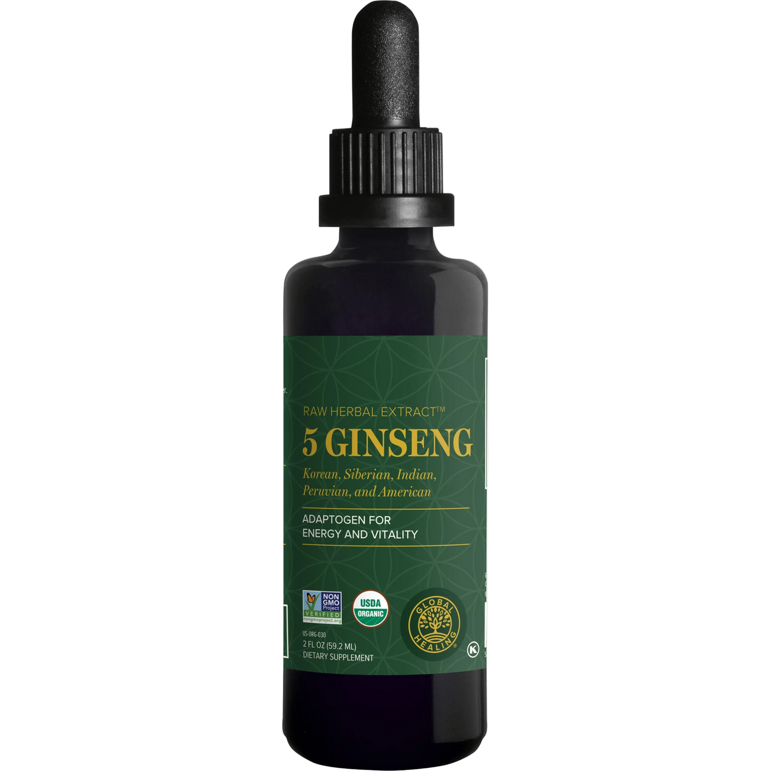 Organic Ginseng Liquid Extract - 59.2ml