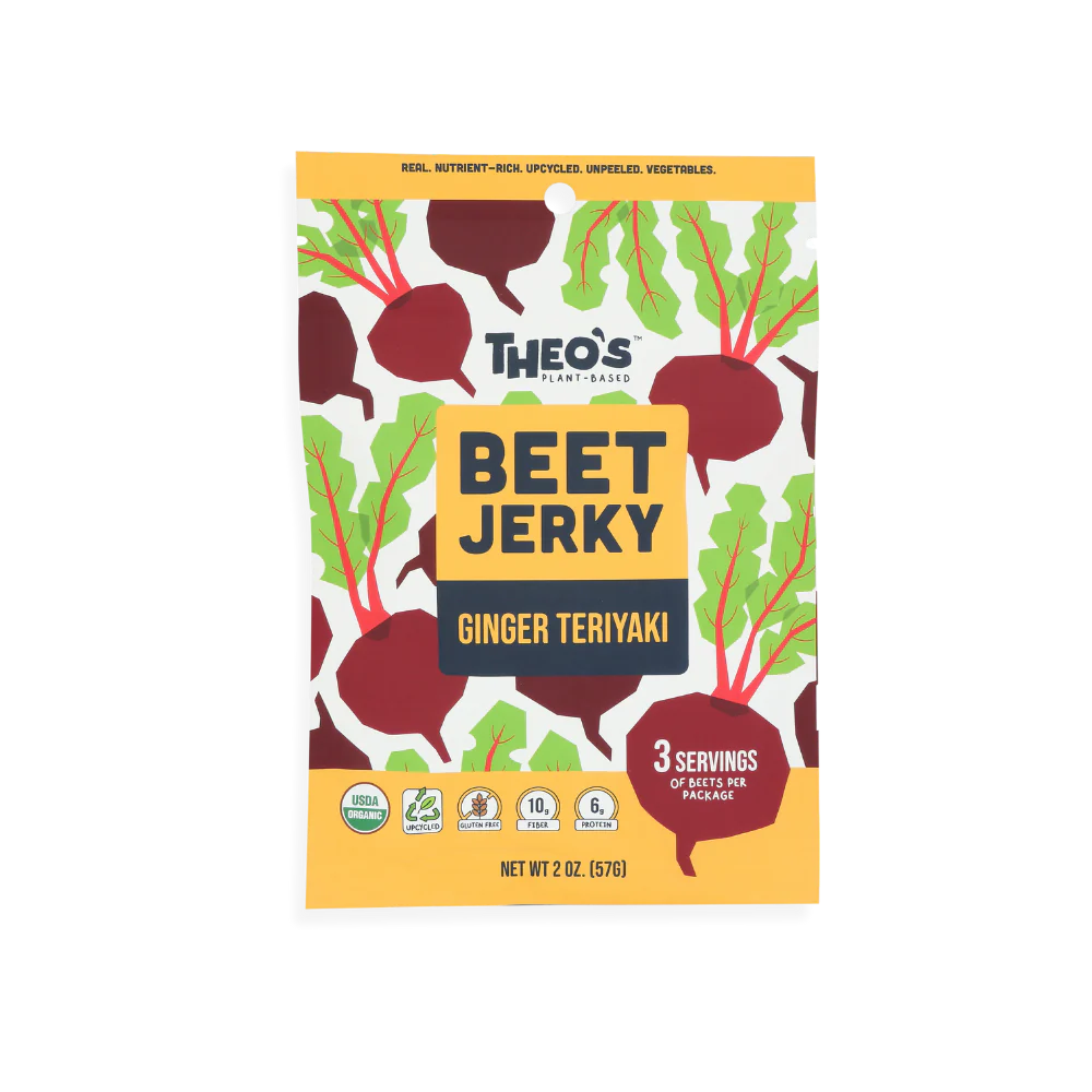 Organic Beet Jerky - Ginger Teriyaki - 6 x 57g