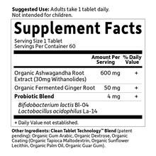 Organics: Ashwagandha - 60 Tablets