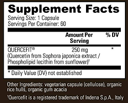 Quercetin 60 capsules