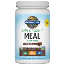 Raw Organic Meal, Shake & Meal Replacement: Chocolate - 1017g
