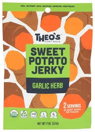 Organic Sweet Potato Jerky - Garlic Herb  ( Single )