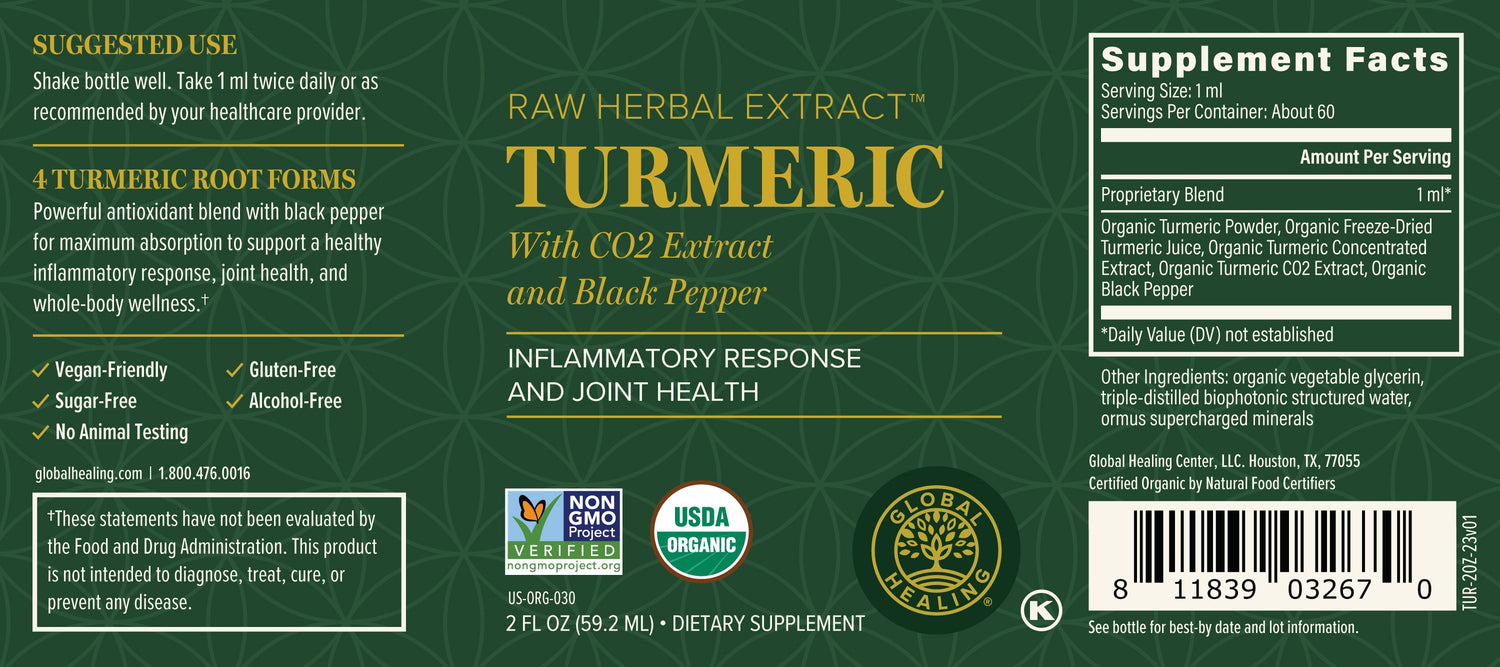 Organic Turmeric Extract - 59.2ml
