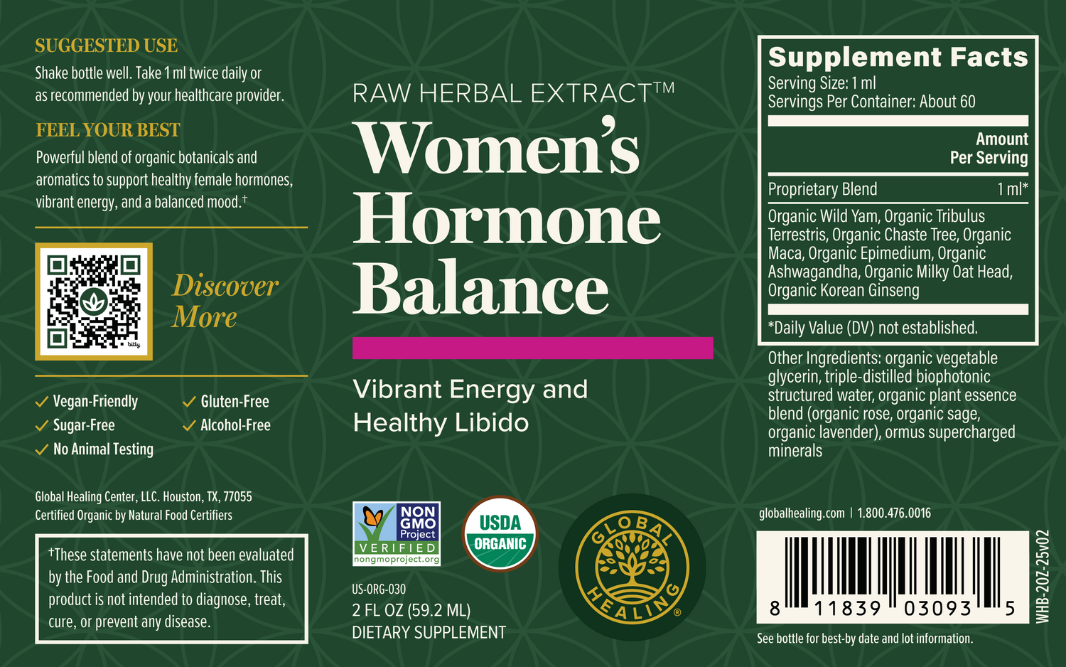 Women's Hormone Balance - 59.2ml