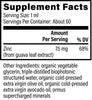Zinc Organic Plant-Based - 59.2ml