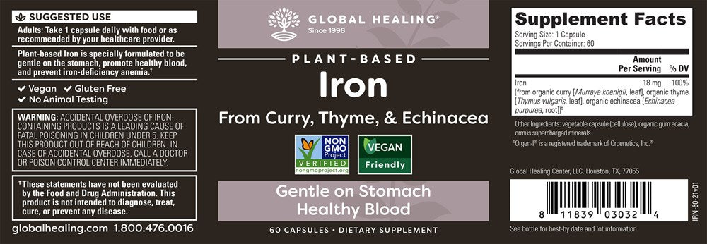 Global Healing Plant-Based Iron